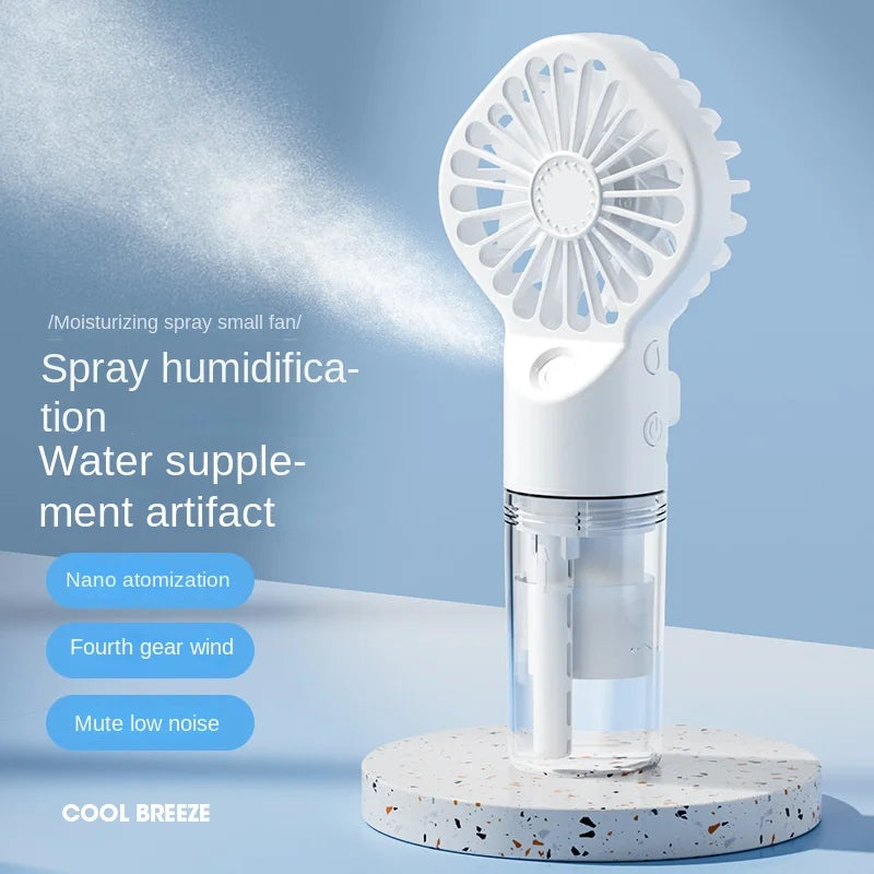 MistBreeze Mini Handheld Fan