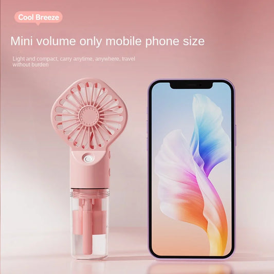 MistBreeze Mini Handheld Fan